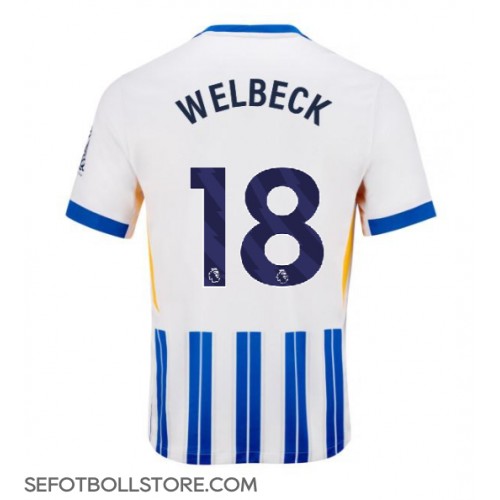 Brighton Danny Welbeck #18 Replika Hemmatröja 2024-25 Kortärmad